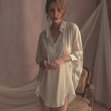 CARLY LUXURY SILKY NIGHTDRESS