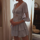 Romantic Lace Nightwear Dress