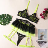 IRINA RUFFLE NEON SET