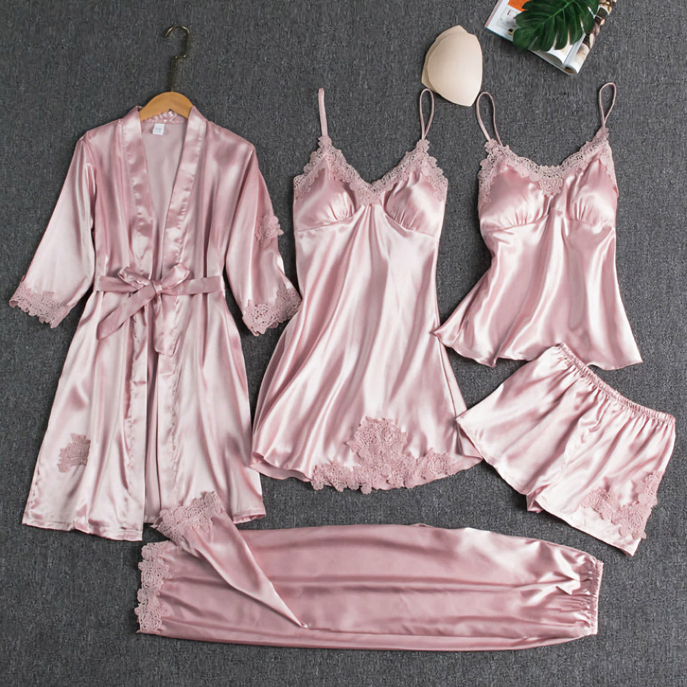 Jasmine 5 Pieces Pajama Set