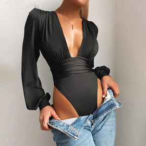 BAYLEE V-NECK BODYSUIT