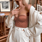 JADE SATIN CORSET
